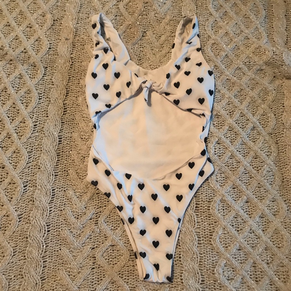 🖤 Heart Swimsuit S size